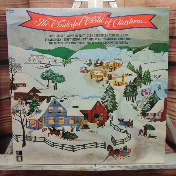 Various Other - The Wonderful World of Christmas - Various Artist Vintage Vinyl LP Record 12"